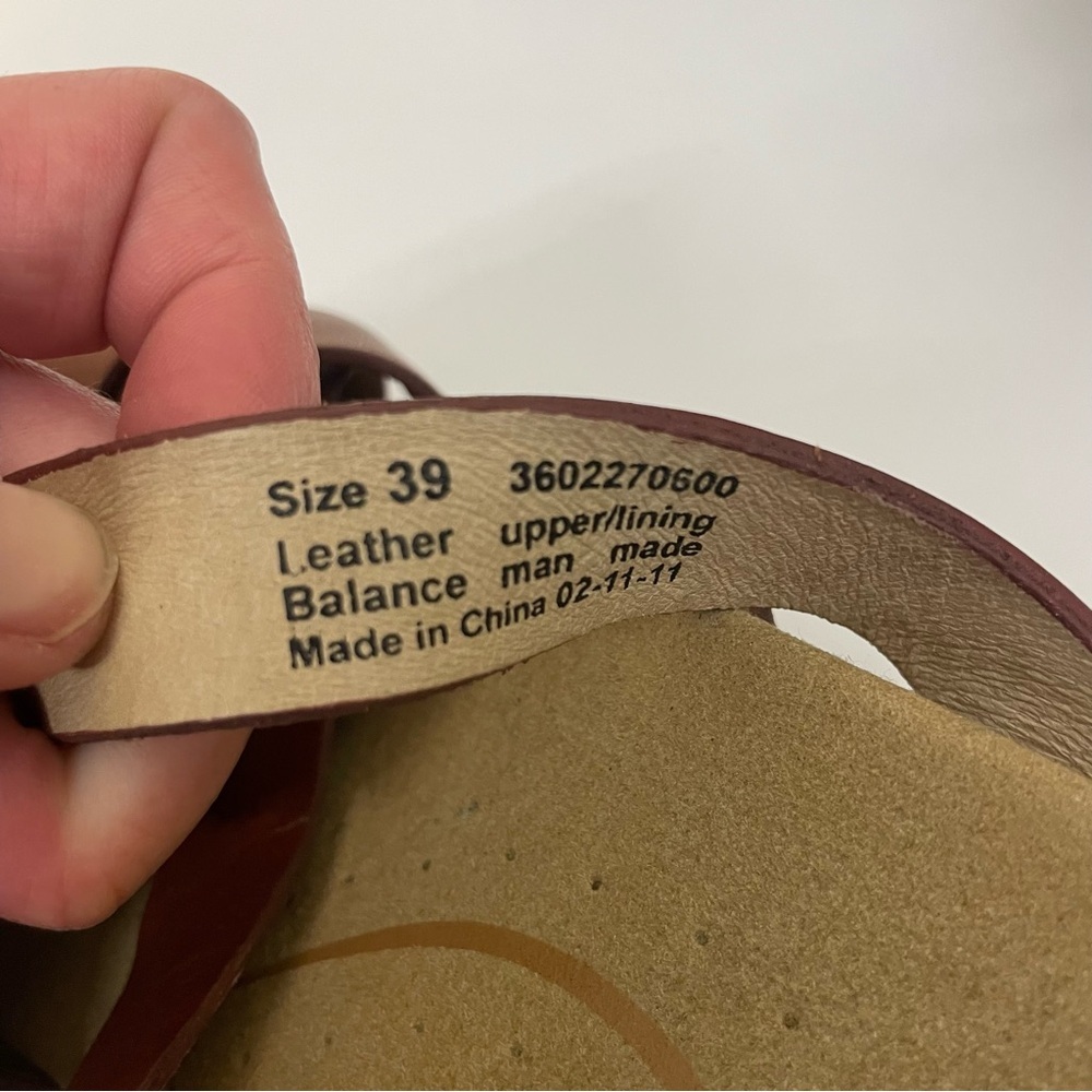 DANSKO Tory Leather Wedge Sandals - Picture 3 of 9